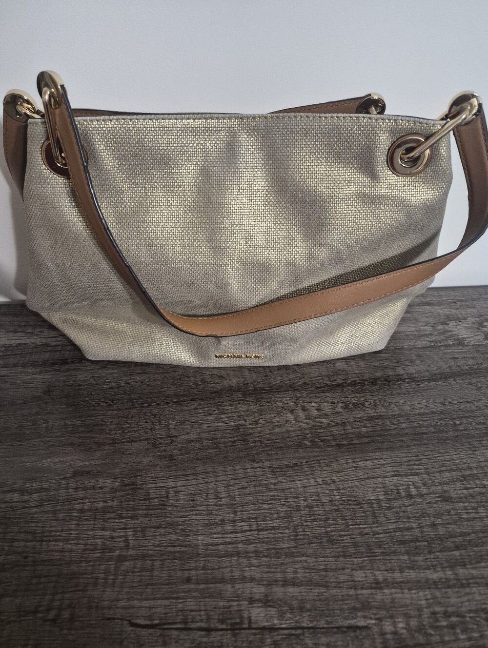Michael Kors Shimmering Gold Shoulder Bag